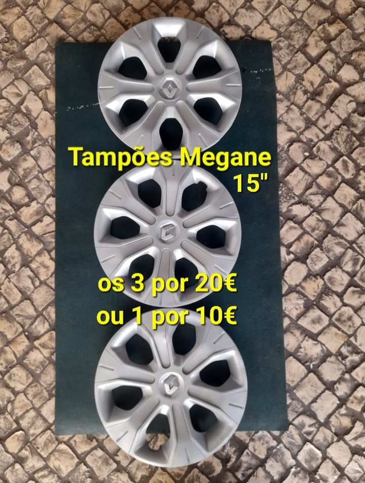 Jante 16 Renault Clio Zoe 4x100. 5x114.3 Megane Scenic Tampões, 16
