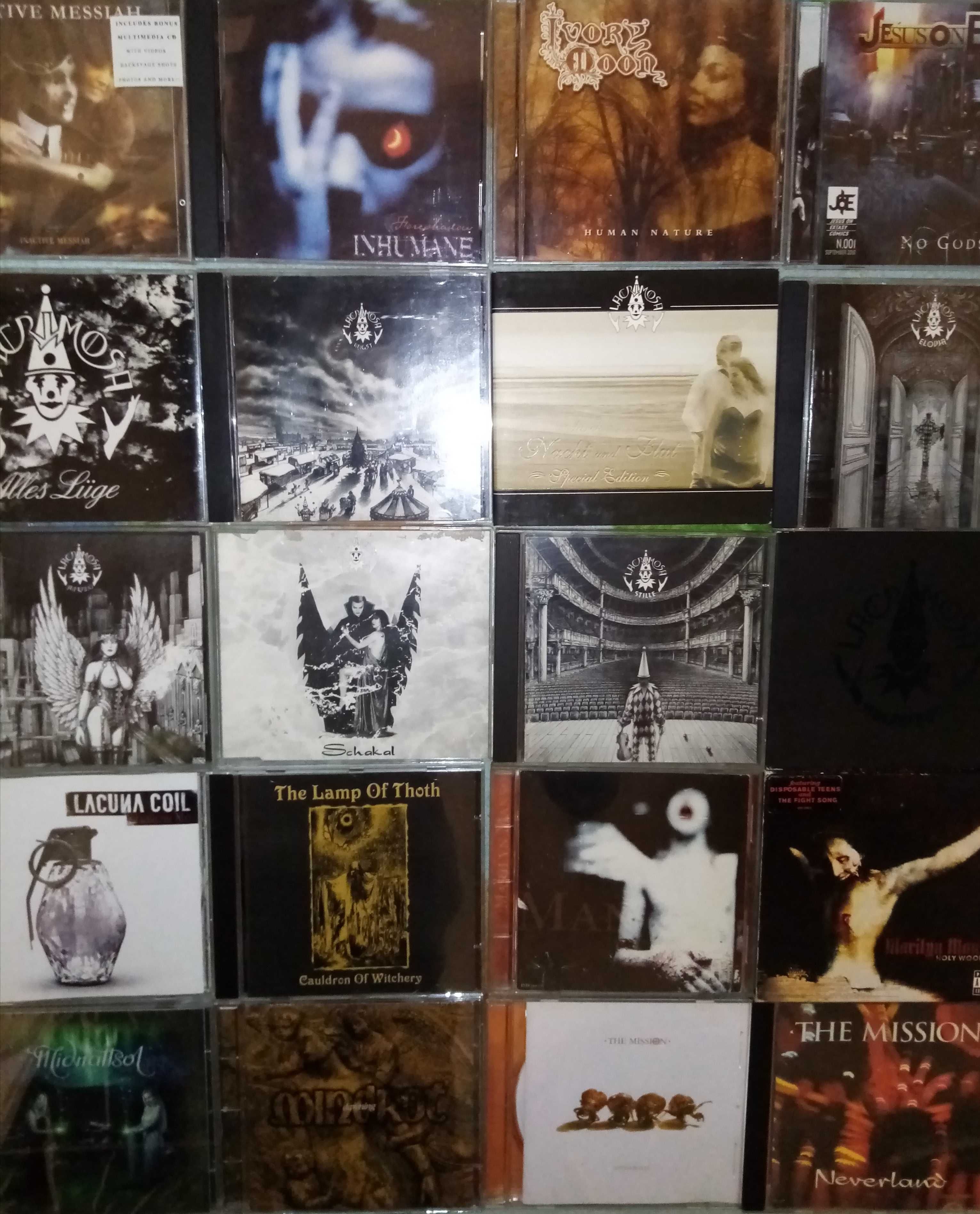 Cds de metal e rock