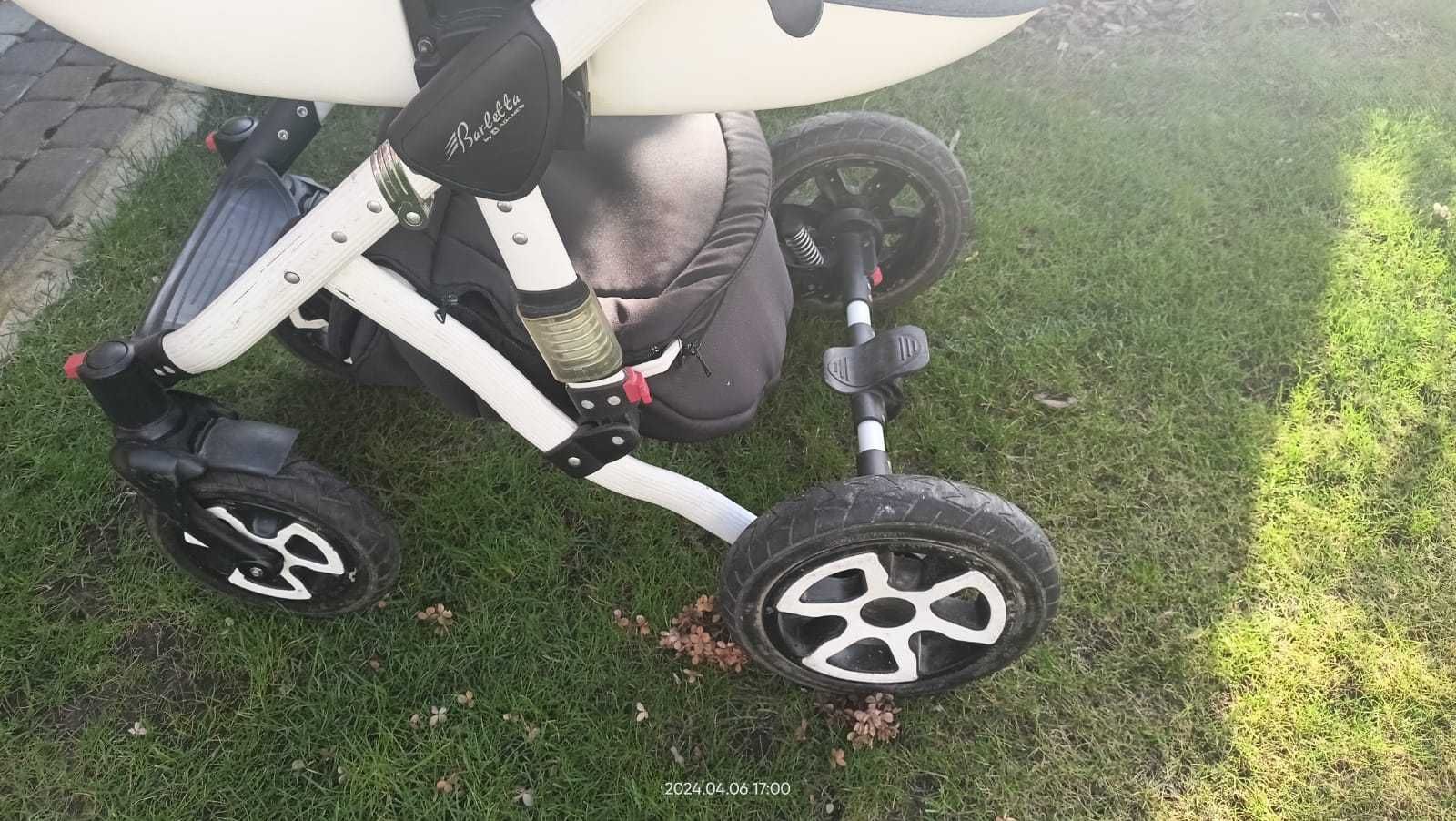 Wózek adamex barletta 2w1 plus nosidło cybex silver z adapterami