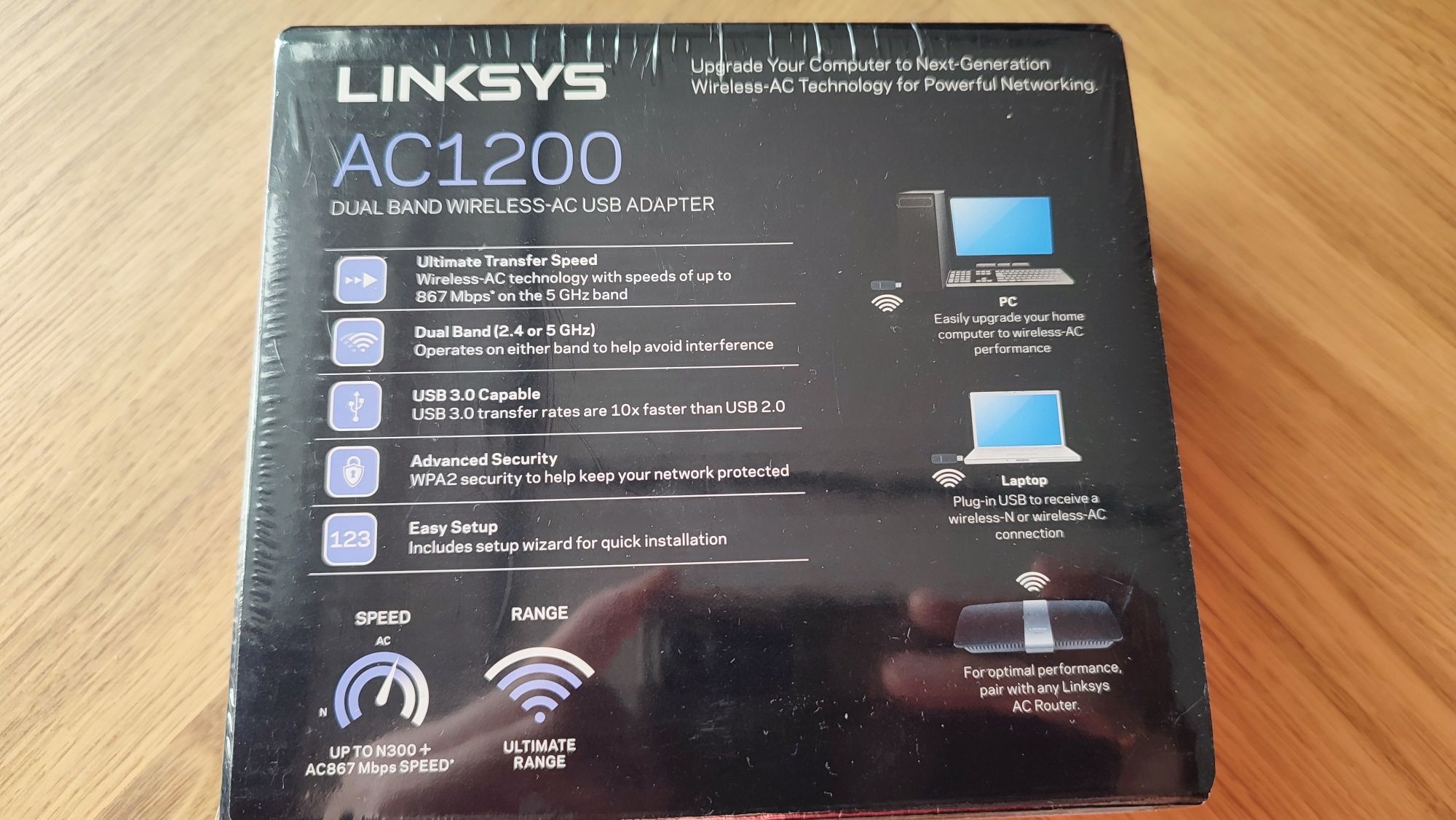Linksys ac1200 WUSB6300 karta sieciowa nowa