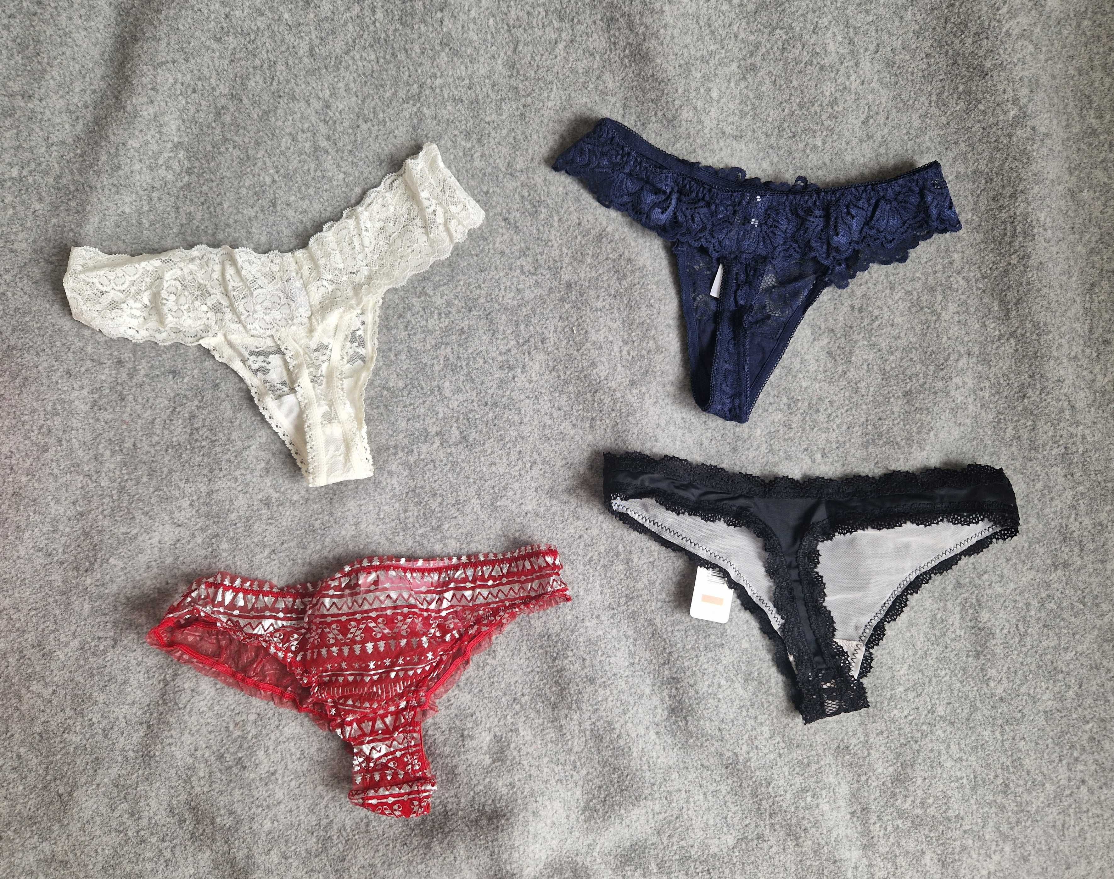 Koronkowe majtki stringi nowe tezenis jessica simpson i inne