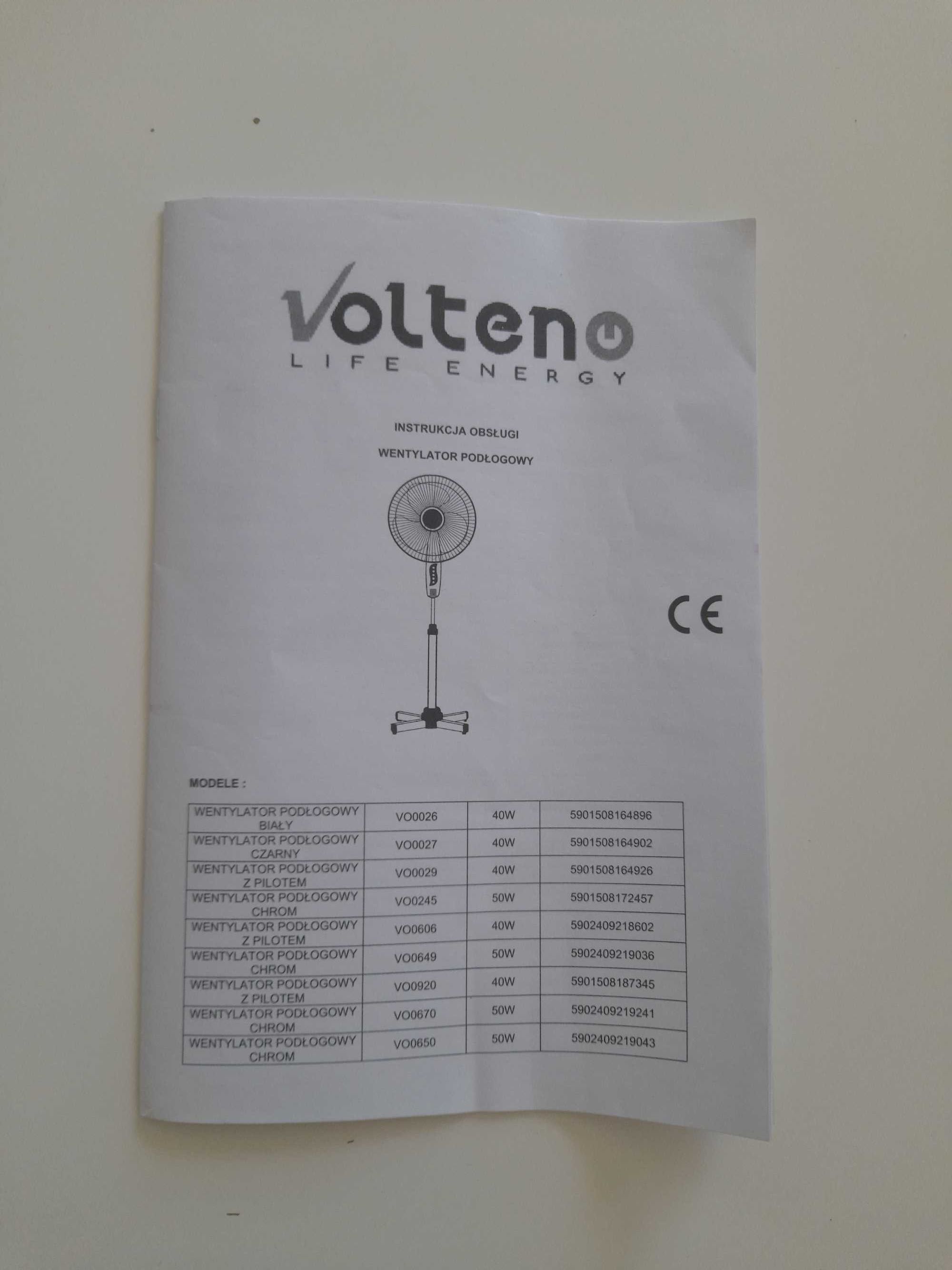 Wentylator podłogowy VOLTENO 40W