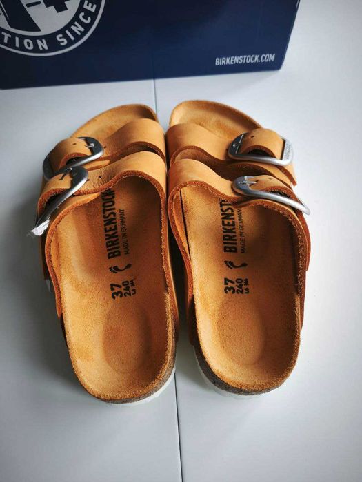 ОРИГІНАЛ! НОВІ Birkenstock Arizona Big Buckle, натуральна шкіра,  37 р