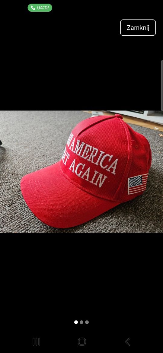 Nowa czapka Donald Trump Make America Great Again MAGA 45-47
