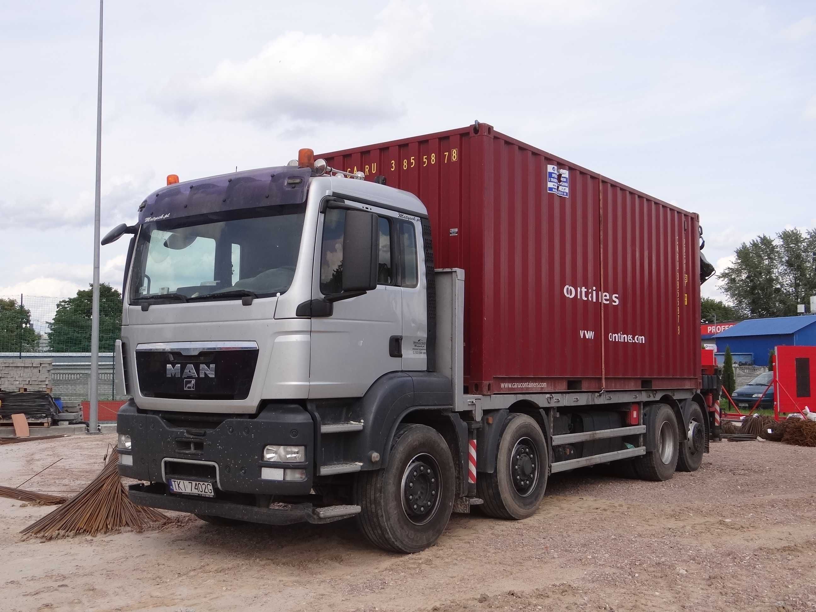 Usługa transportowa HDS 14 ton paka  7,4 wywrotka,  koparko-ładowarka