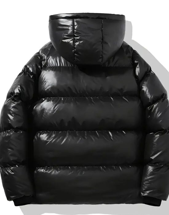 Куртка зимова чоловіча чорна пуховик