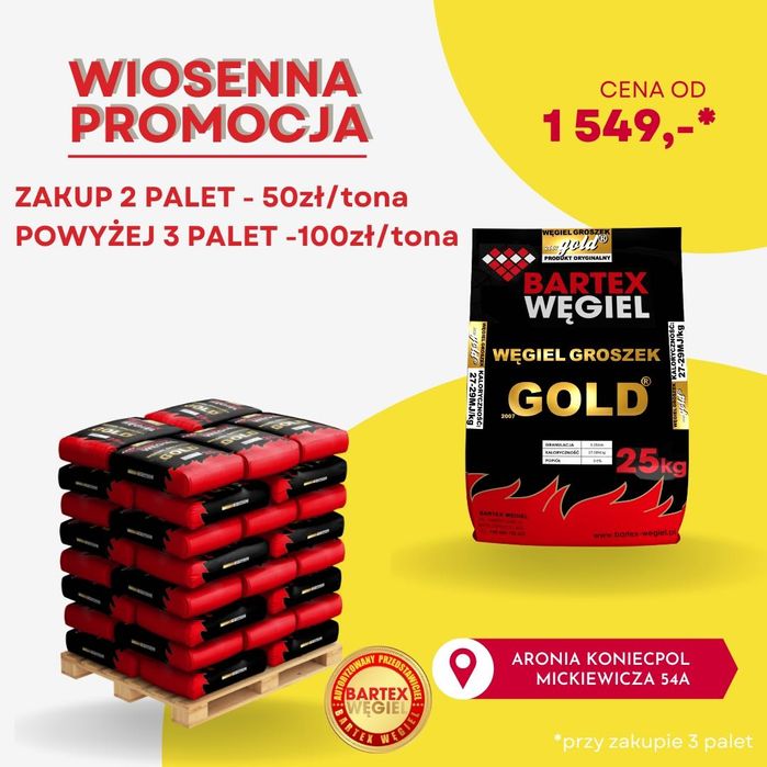Węgiel Ekogroszek Bartex Silver Gold