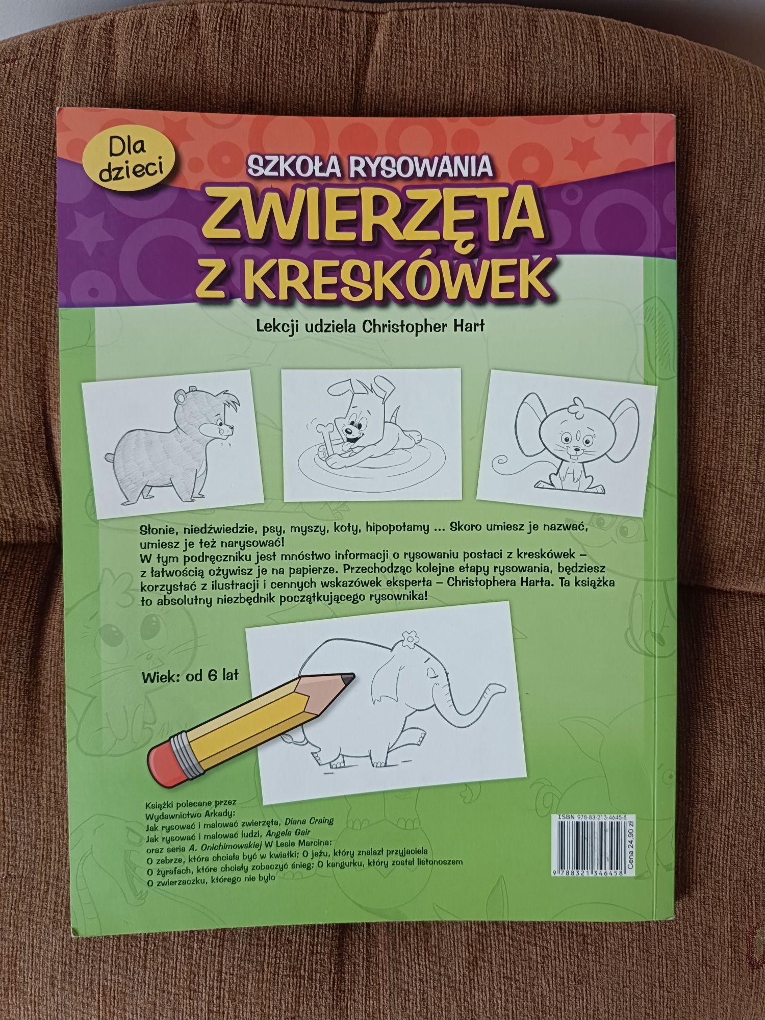 Książka do nauki rysowania zwierząt