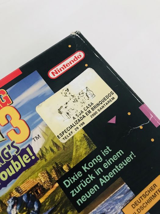 Donkey Kong Country 3 Dixie Kong’s Double Trouble! Super Nintendo Snes