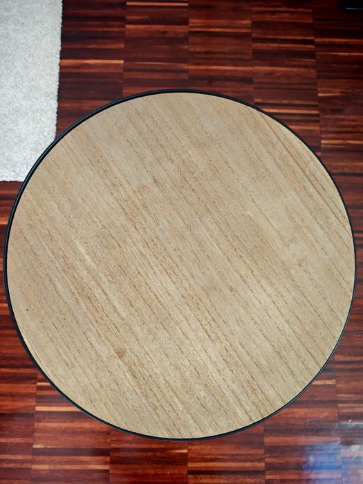 Mesa de apoio madeira e ferro