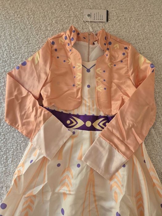 Dziecięcy kostium Elsa, Anna, Królowa Śniegu Księżniczka Urodziny 140