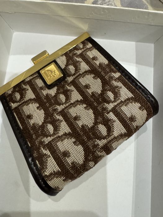 Оригінал.Вінтажний гаманець Dior Trotter Oblique колекція 1970-1980
