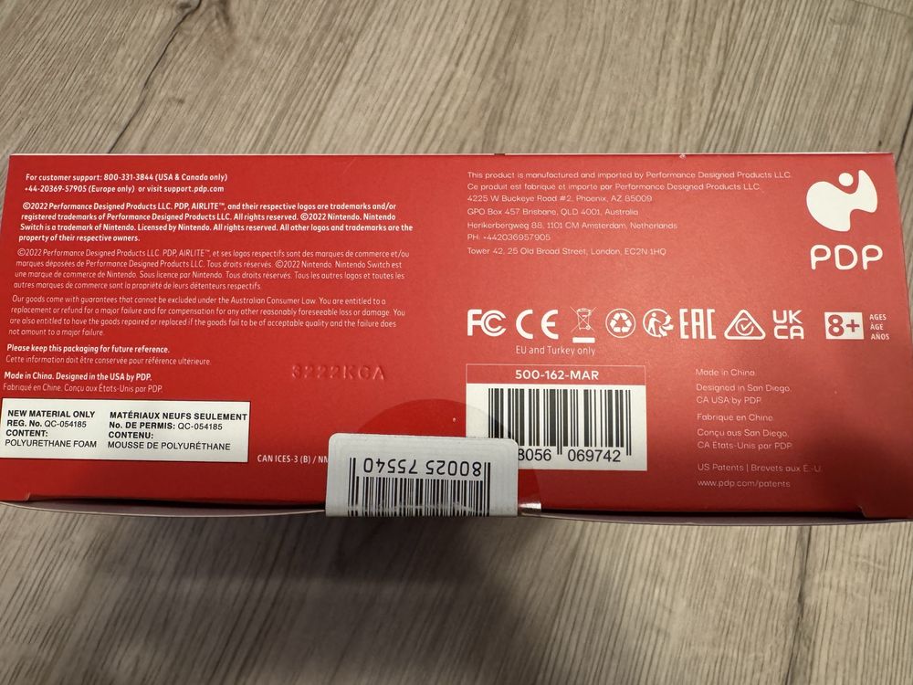 Słuchawki przewodowe Airlite Mario pdp Switch