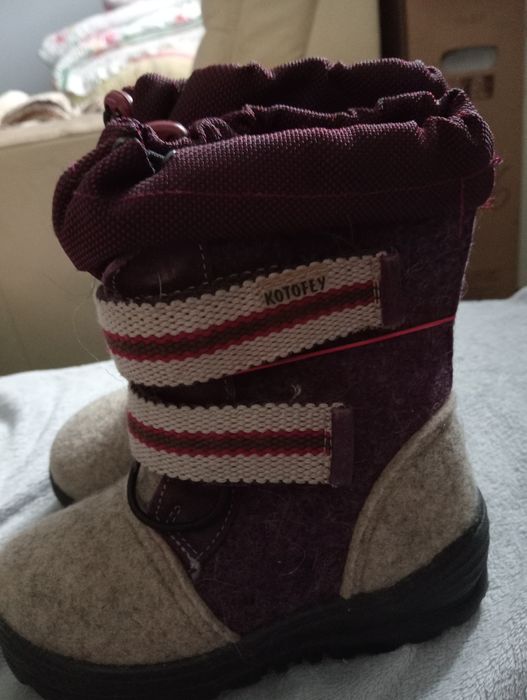 Buty fioletowo-beżowe jak nowe.Odbiór osobisty