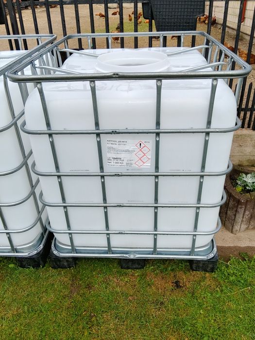 Mauzer 1000l zbiornik pojemnik na wodę beczka bańka paliwo