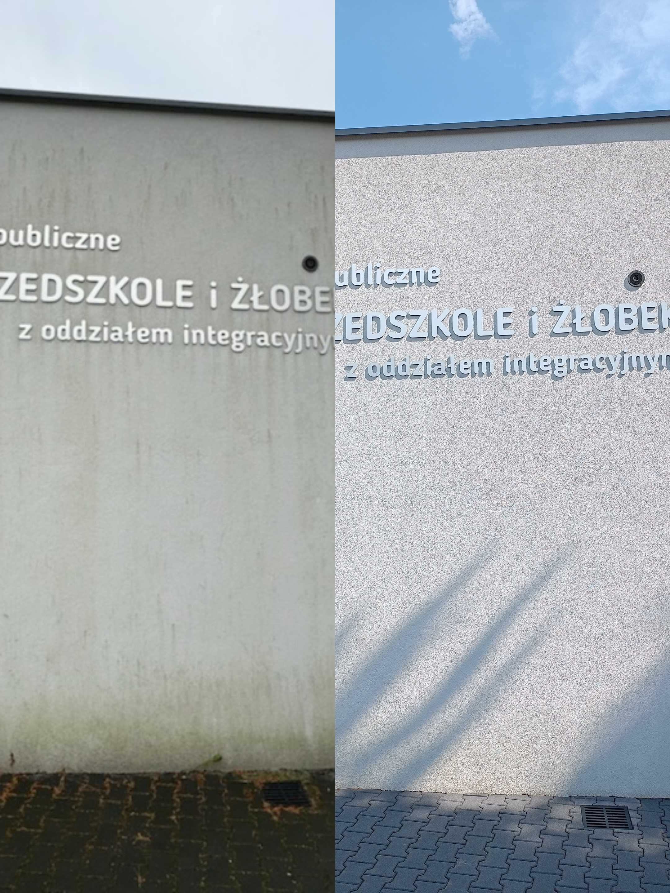 Mycie kostki brukowej,elewacji, dachów, tarasów, hal