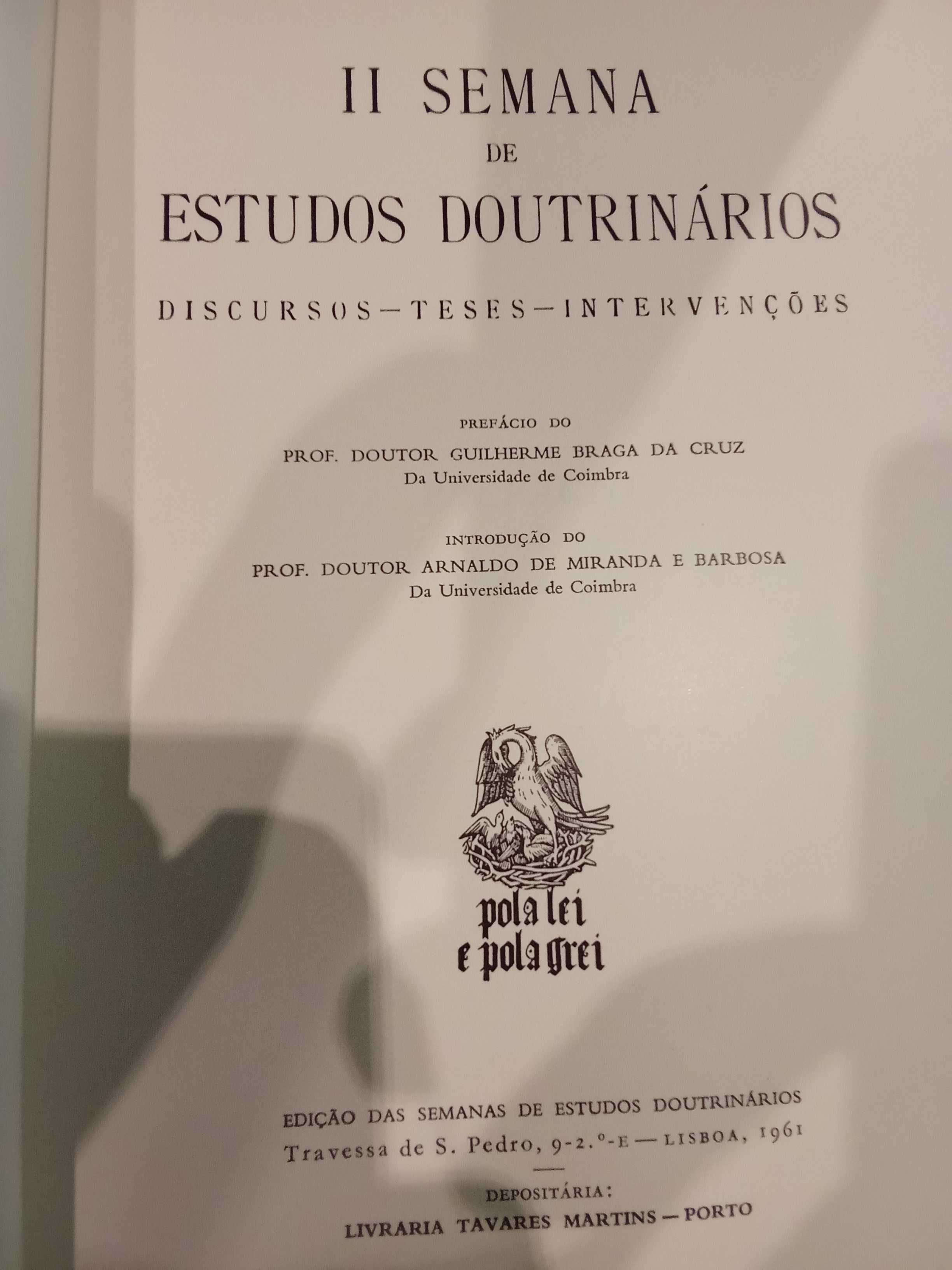 II Semana de Estudos Doutrinários: Discurso, Teses e Intervenções