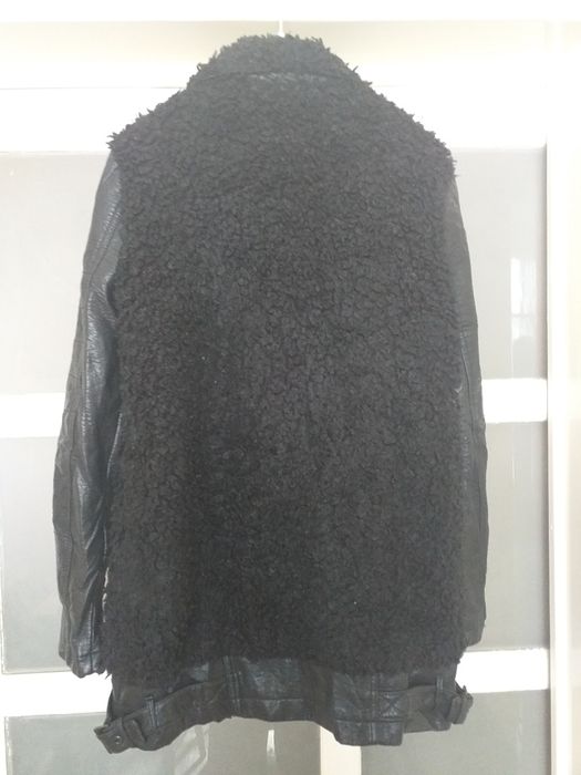 Blusão de mulher pêlo e napa da kookai