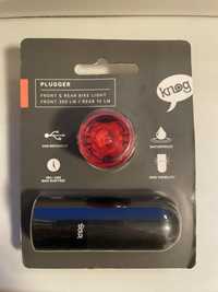 Комплект Knog фара + задняя мигалка Plugger Front Twinpack 350/10 Lume