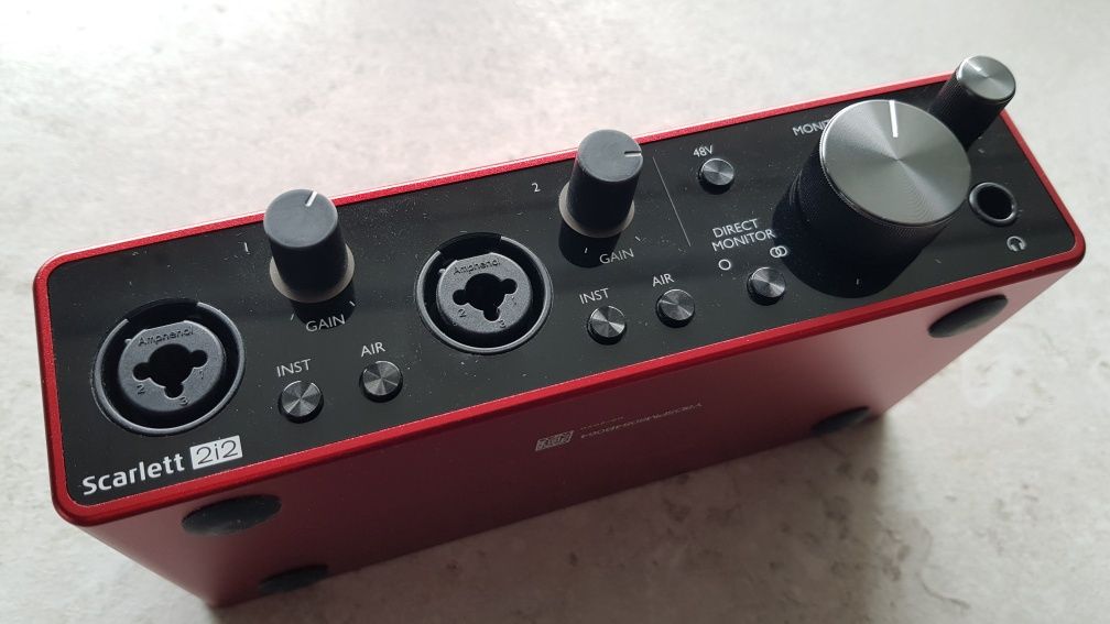 Interface Focusrite 2i2  3 generacja