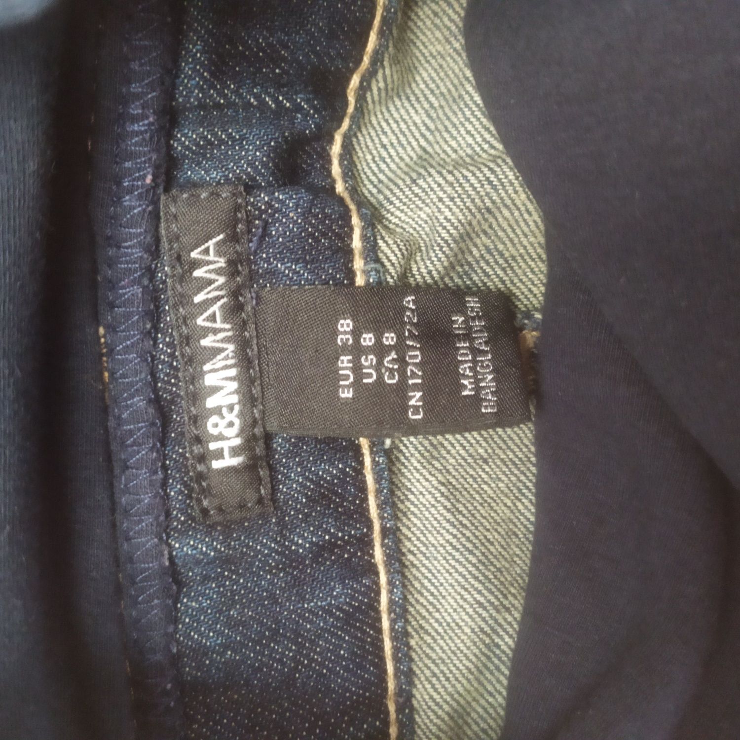 Spodnie jeansy ciążowe H&M Mama rozmiar 38