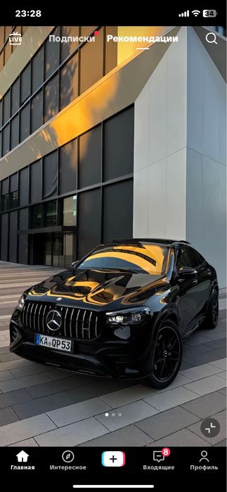 Мерседес Gle 167 бампер 53 Amg рестайл
