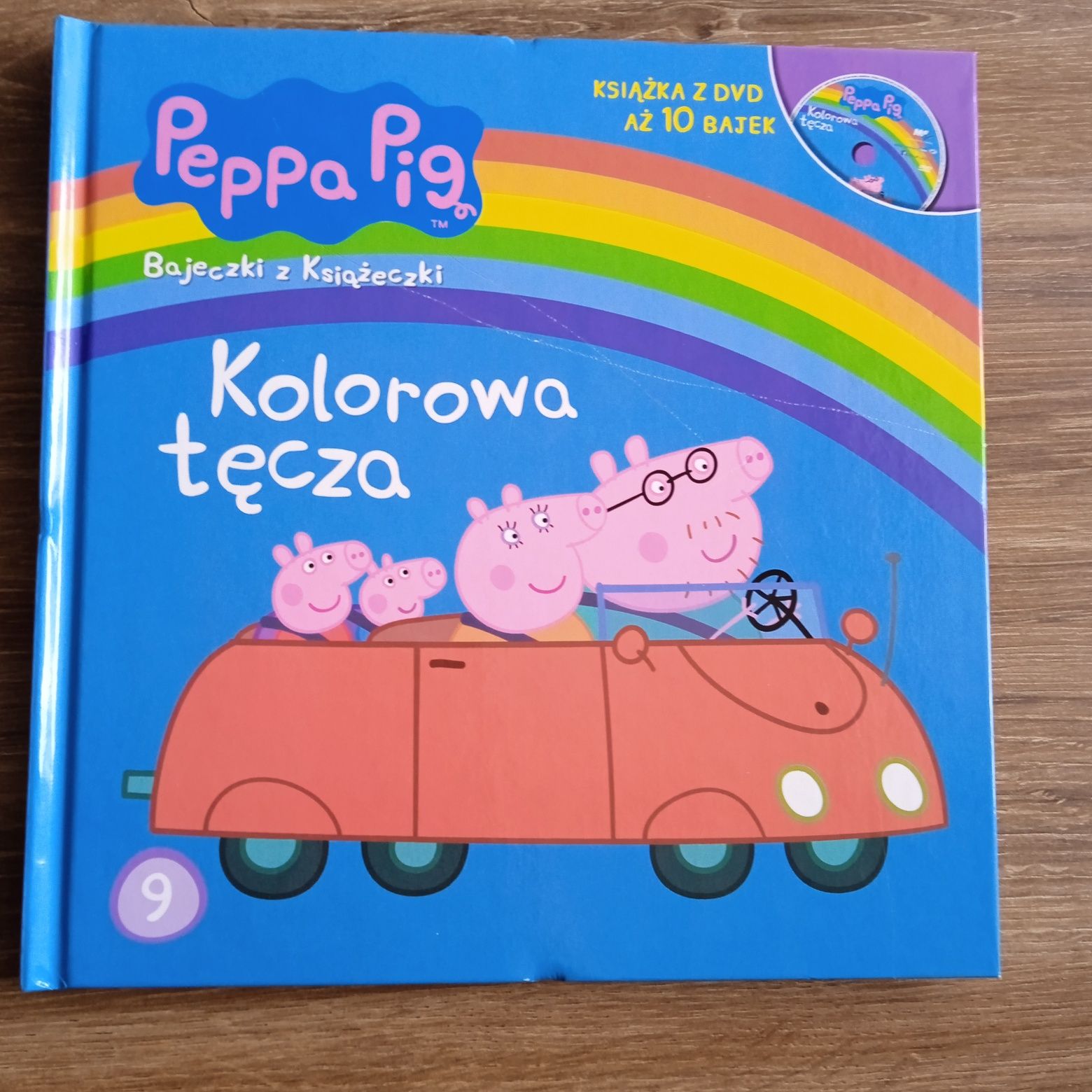 Książeczka Świnka Peppa + płyta DVD z bajkami