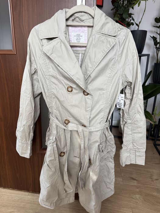 Płaszcz damski beżowy by H&M r.42