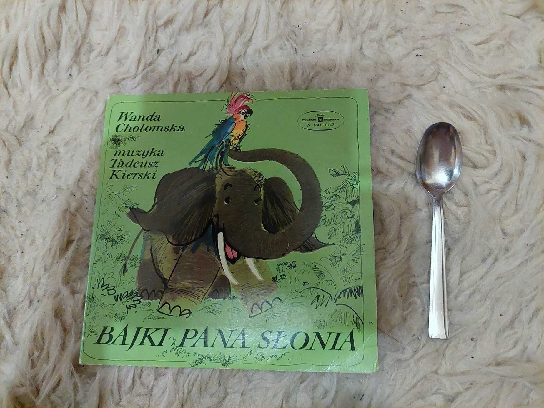 Mała  płyta winylowa / Wanda Chotomska / Bajki Pana Słonia / winyl