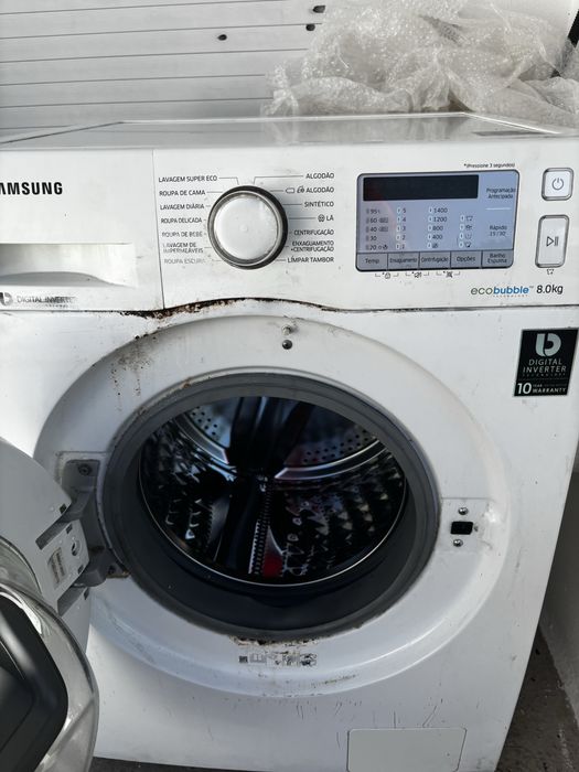 Máquina de Lavar Roupa Samsung EcoBubble 8kg – Digital Inverter