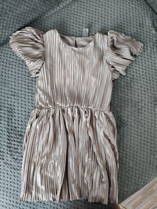 Złota sukienka, idealna na święta, sylwestra itp 134