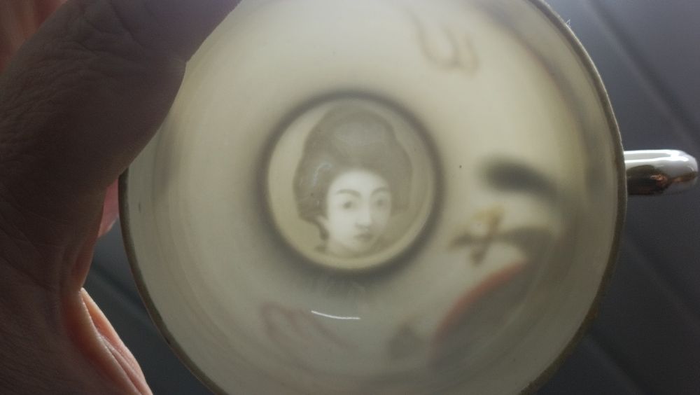 Набір чайний фарфоровий (неповний) Kutani Geisha Японія.