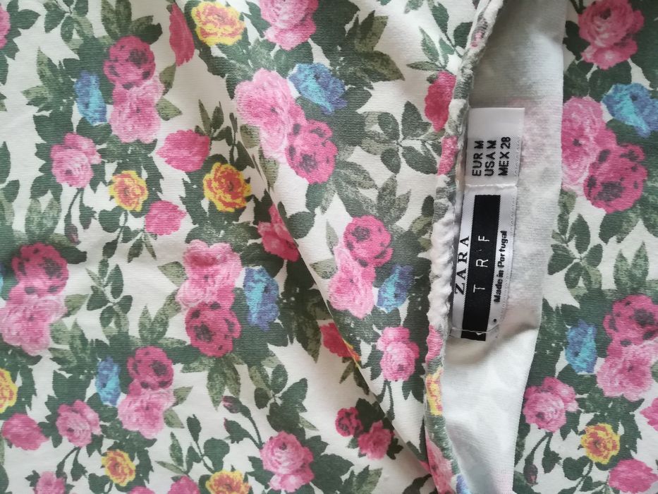 Top Bluzka w kwiaty zara rozmiar m