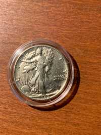 Moneta srebrna half dollar