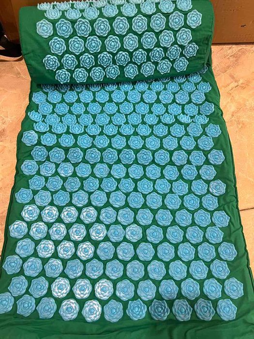 Набор массажный коврик и валик