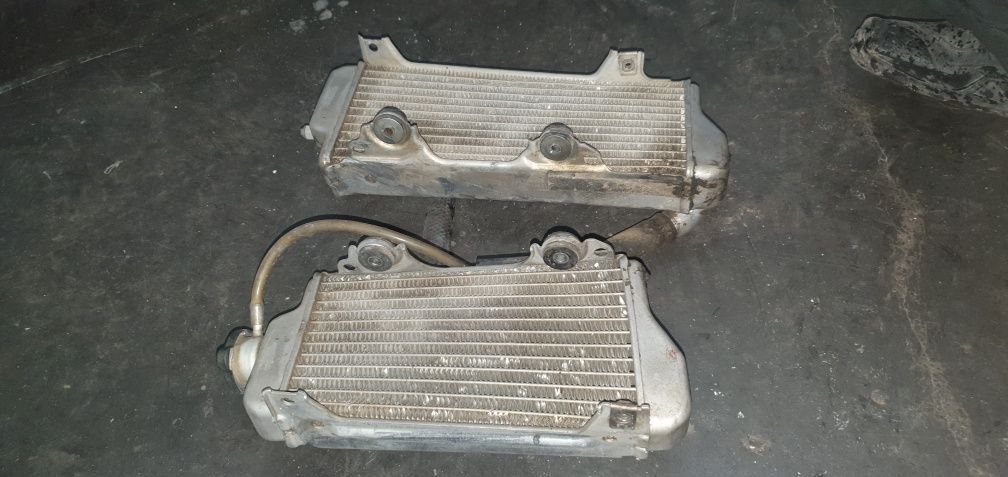 chłodnica chłodnice komplet prawa lewa korek Suzuki Rmz 450 rok 06-08