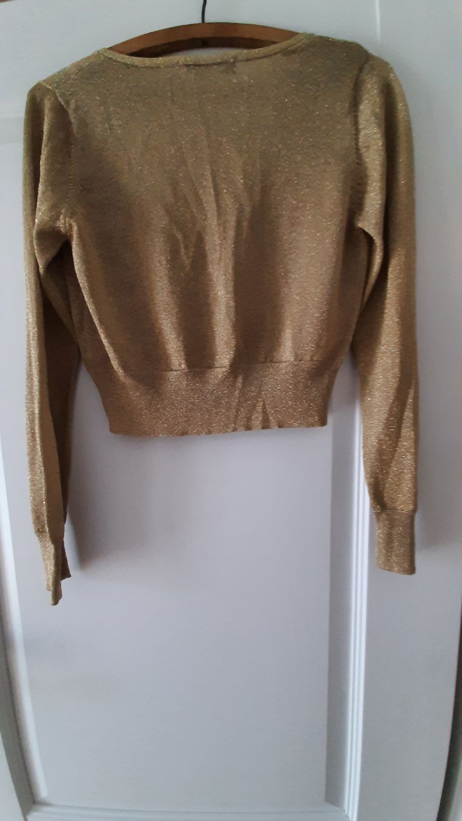 Sweterek Monnari rozmiar L, złoty, elegancki, do sukienki