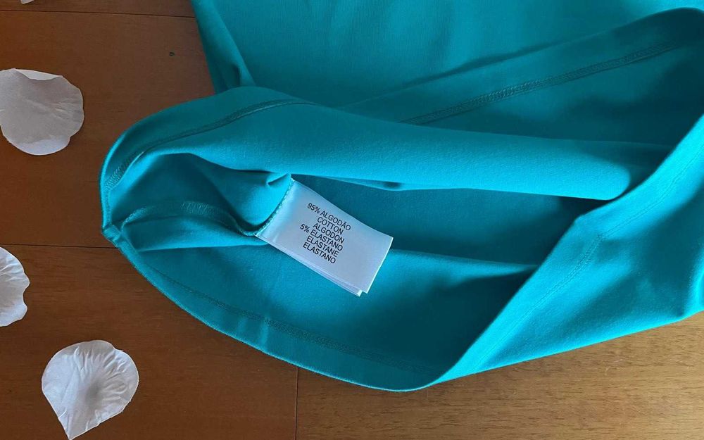 T-shirt azul turquesa - Tamanho M - Just urban