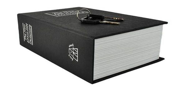 Металевий сейф міні книга скринька для грошей 18х11 , 5х5 , 6 см