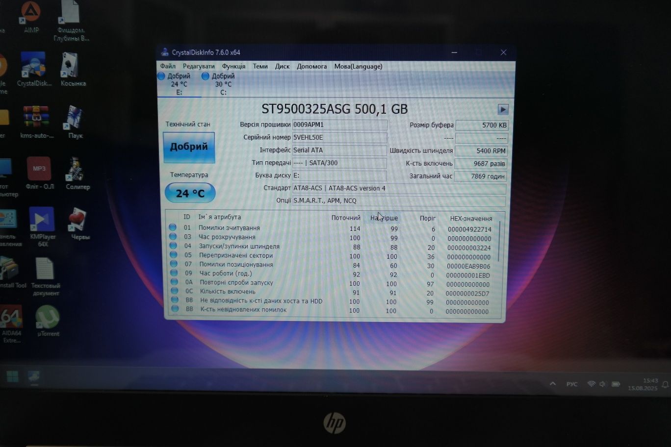 HP 14bp i3-6006u/ddr4-16gb/m.2-256gb/hdd-512gb