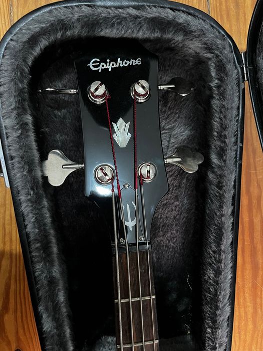 Baixo Epiphone SG EB-3 + case Epiphone