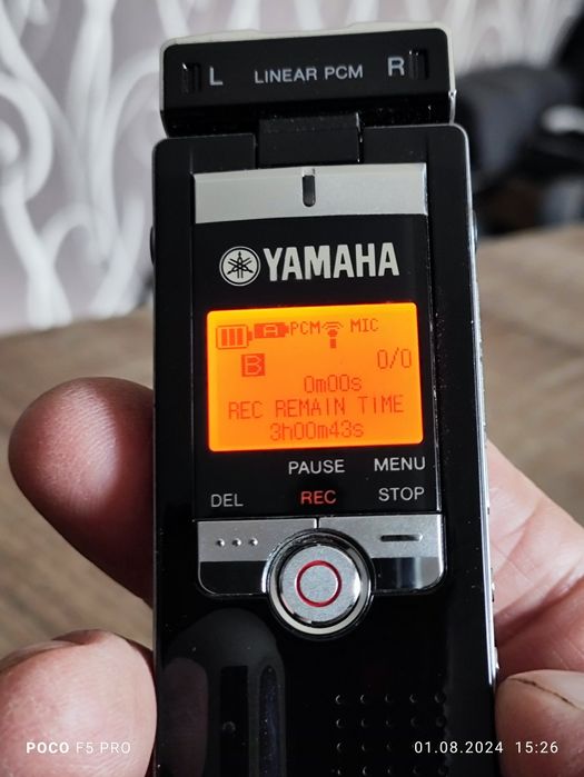 YAMAHA POCKETRAK 2G компактний цифровий рекордер/диктофон