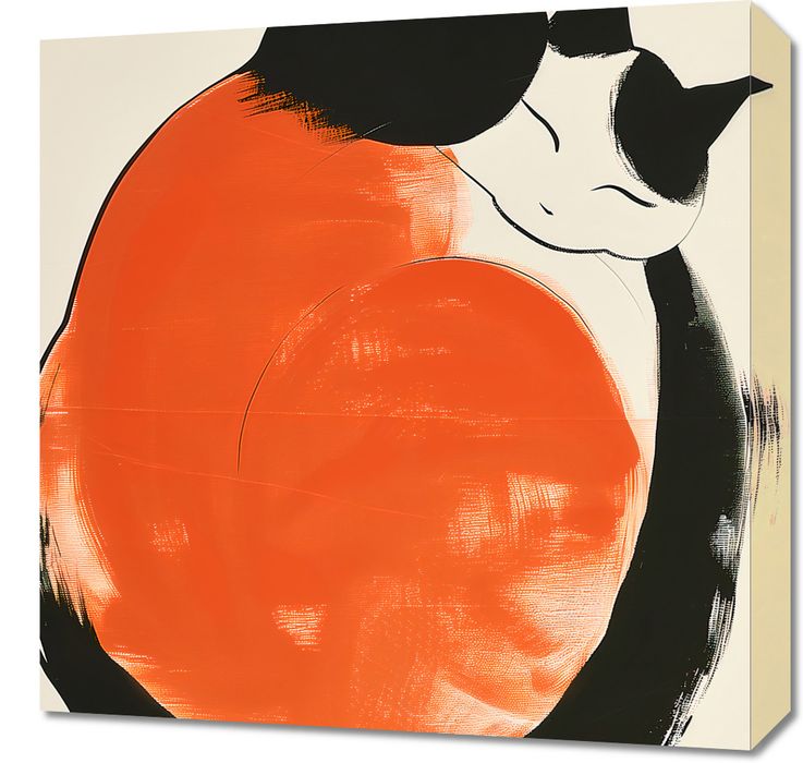 Obraz 50x50cm Yin i Yang Kotów