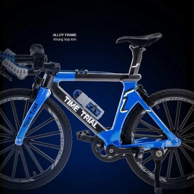 Коллекционная модель велосипеда из металла (масштаб 1:10) blue