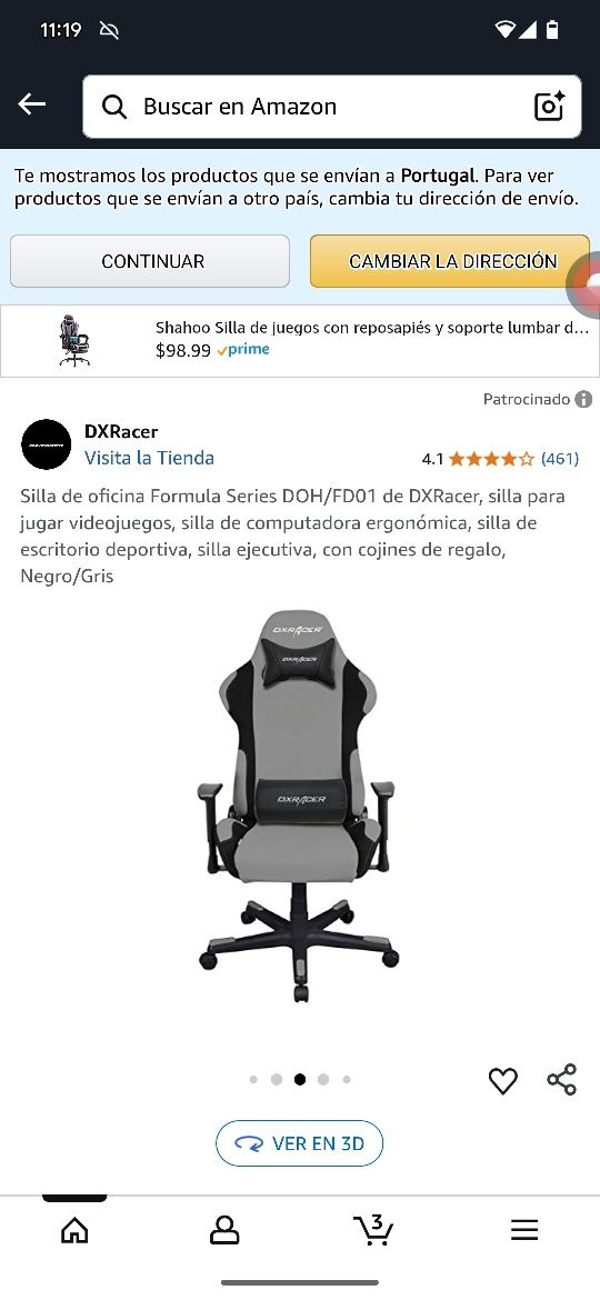 Cadeira DxRacer Gaming