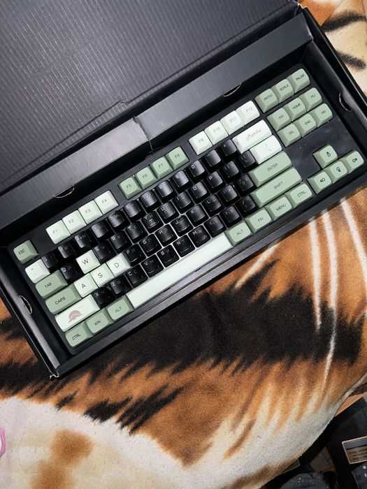 клавіатура hator rockfall evo tkl половина кастом кейкапів
