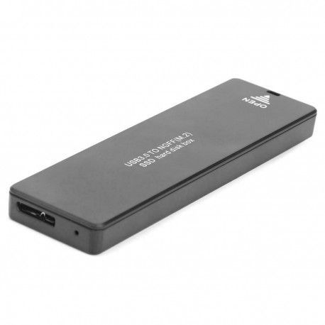 Adaptador USB3.0 para discos SSD M.2NGFF 2242, 2260, 2280mm-NOVO