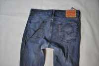 LEVIS 510 92cm 34 32 spodnie męskie jeansowe straight stretch slim fit