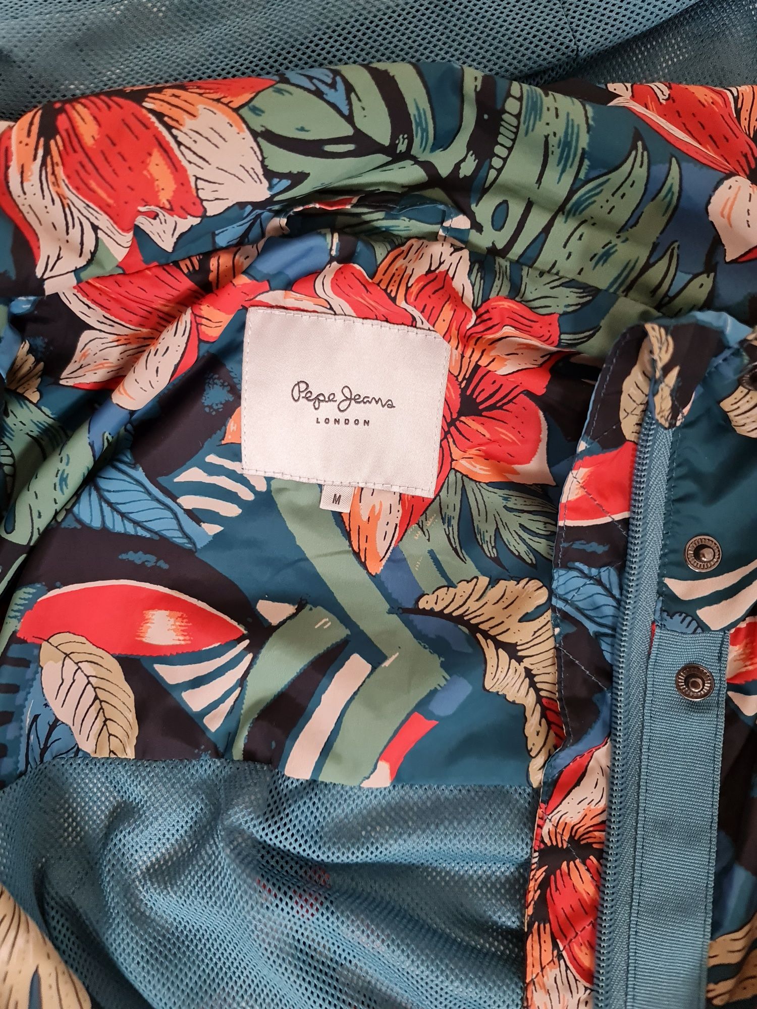 Kurtka parka Pepe Jeans print wzory