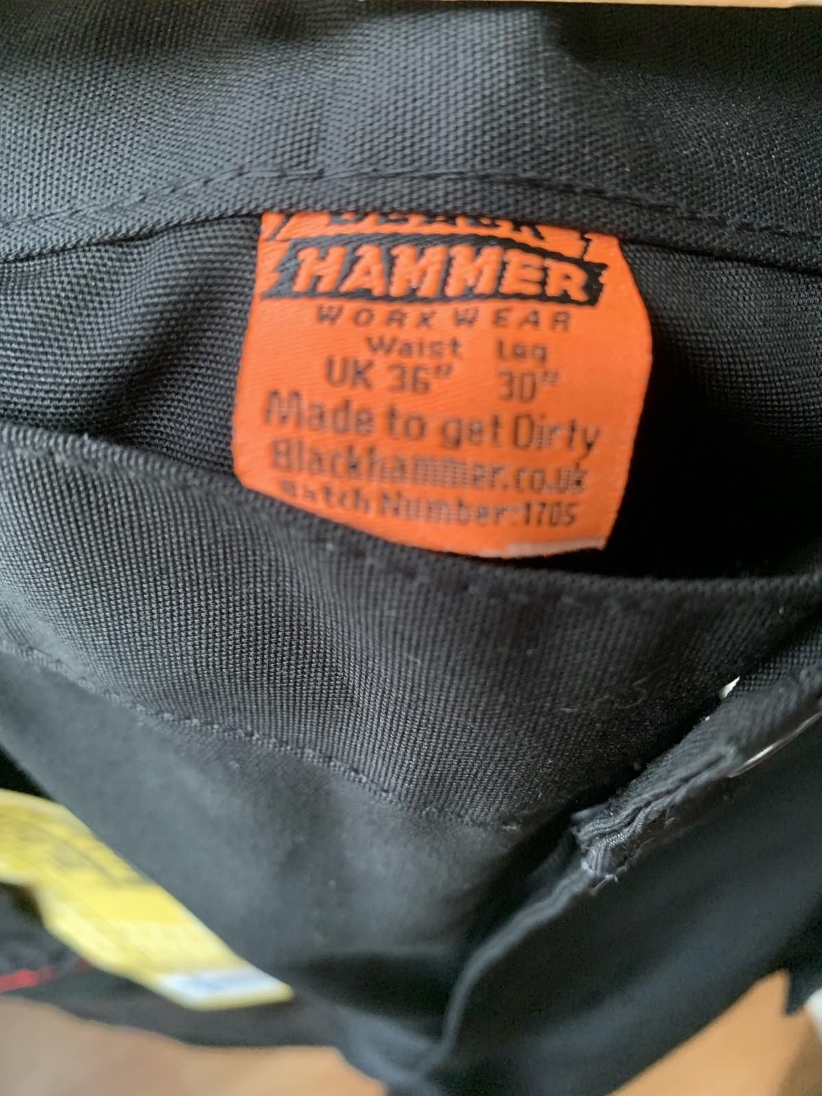Black Hammer,крепкие рабочие штани, размер 36.